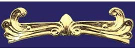 Art Deco Metal Waterfall Design Drawer Handle