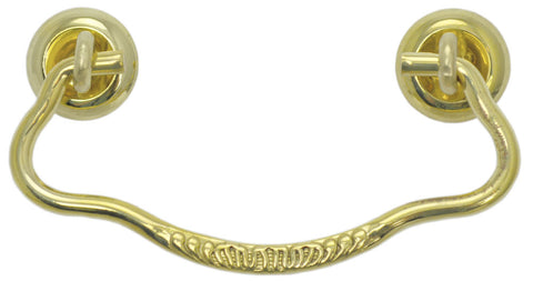 Victorian Re-Curved Bail Handle 3" Boring