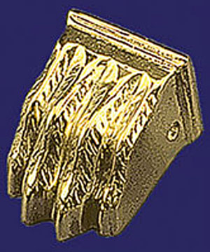 Furniture Enormous Brass Paw Foot Terminal 2 1/4"
