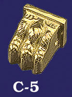 Furniture Paw Foot Terminal 1 3/16" Wide