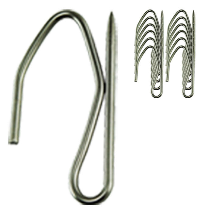 Pin-Style-Steel Curtain Hook Set of 12