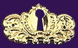 Victorian Stamped Small Keyhole