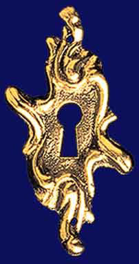 Louis Style Vertical Keyhole Escutcheon