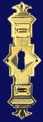 Eastlake Vertical Keyhole Escutcheon