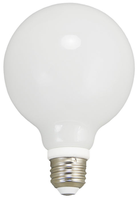 LED Bulb G30 Opal Glass Globe E26 Base 8 Watt 2700K - Dimmable