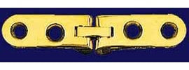 Rounded End 2 1/2" Long Extruded Box Hinge -