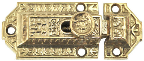 Victorian Oblong Brass Latch
