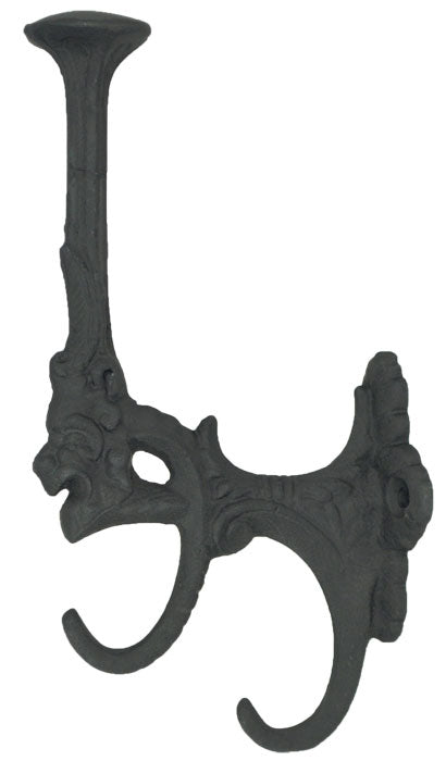 Antique Recreated Iron Face Triple Hook