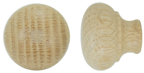 1 5/8" Diameter Oak Victorian Knob