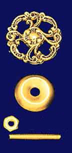 Small Scroll Design Victorian Knob