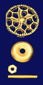 Victorian Recreated Center Leaf Design Knob