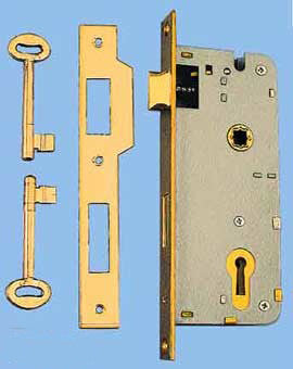 Recreated Reversible R&E 1 5/8" Backset Lock 2 3/4" Center To Center