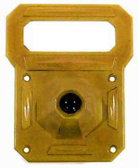 Bakelite Recreated Art Deco Caramel Color Electric Push Button Doorbell