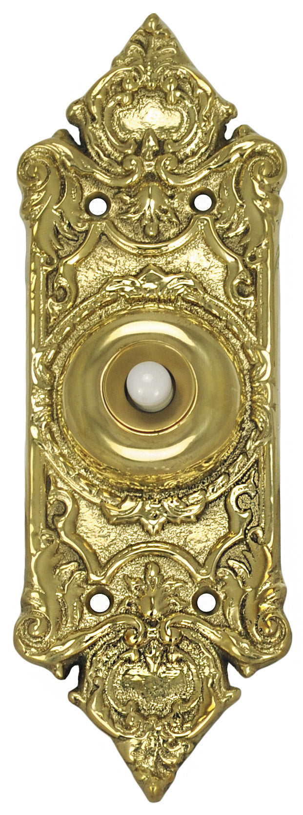 Victorian Sargent Rococo Doorbell Push Button Circa 1910 (L-16)