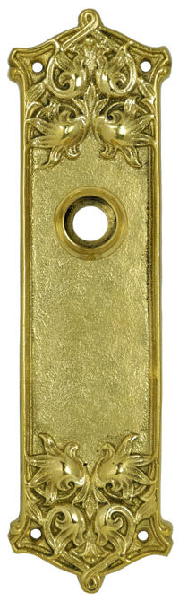 Victorian Antique Recreated Scroll Door plate