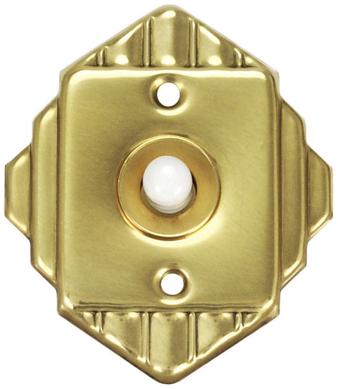 Art Deco Push Button Electric Doorbell (L-51BL)