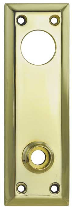 Vintage Antique Style Classic 7" Tall Plain Entry Door Plate (L-80SP)