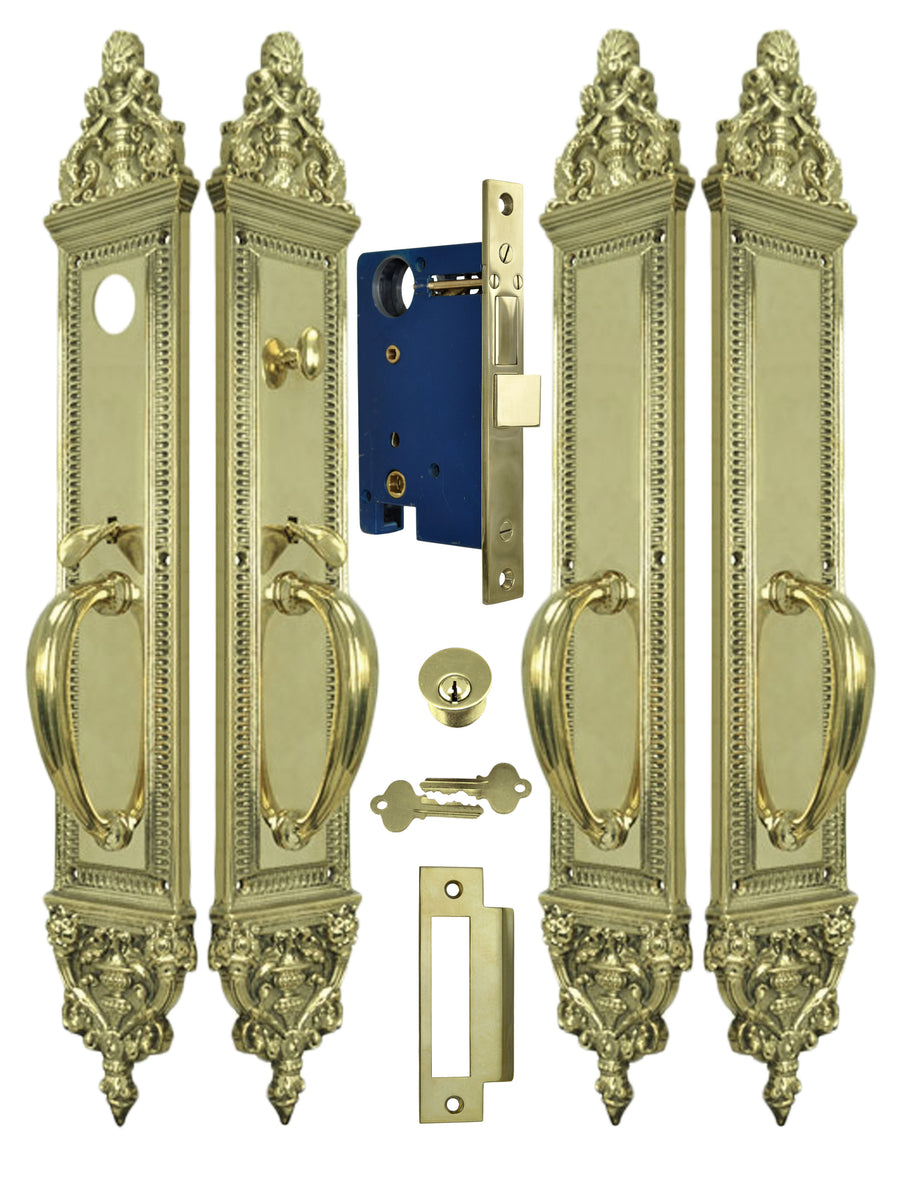 Victorian Large Double Entry Door Set