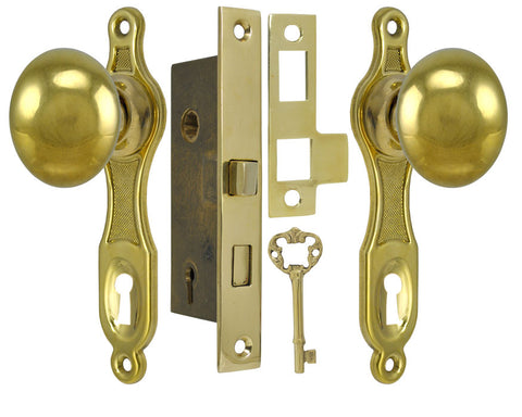 Narrow Backset French Door Set