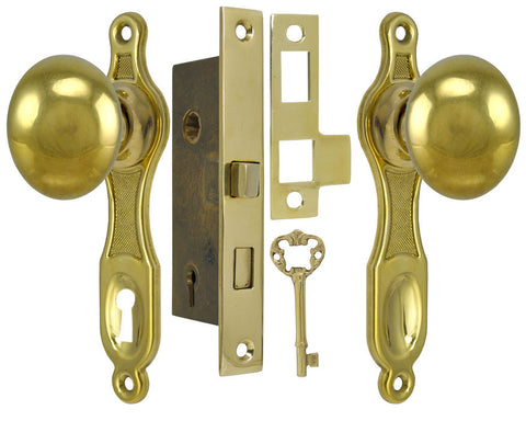 Narrow Backset French Door Set