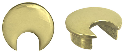 Solid Brass Cord Grommet 3/4" Slot