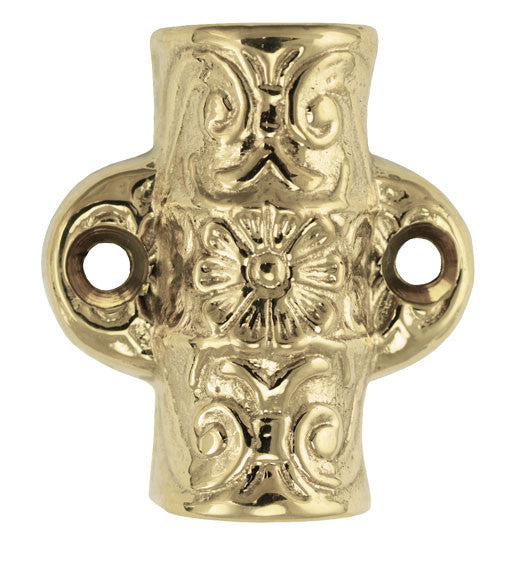 Single Decorative Floral Guide Cover for Cremone Bolts (M-14CPS)