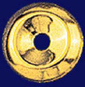 Set Of 12 Victorian Knob Washers 15/16"