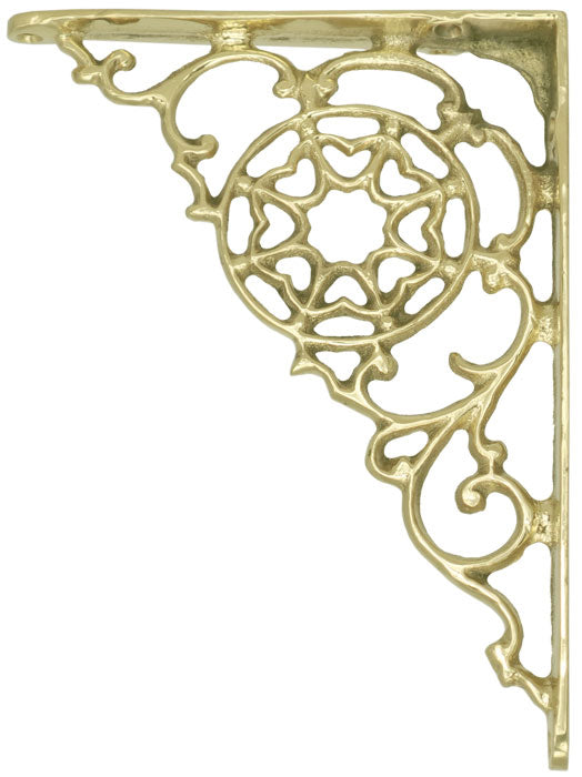 Cast Brass Shelf Bracket 5.75" X 7.75"