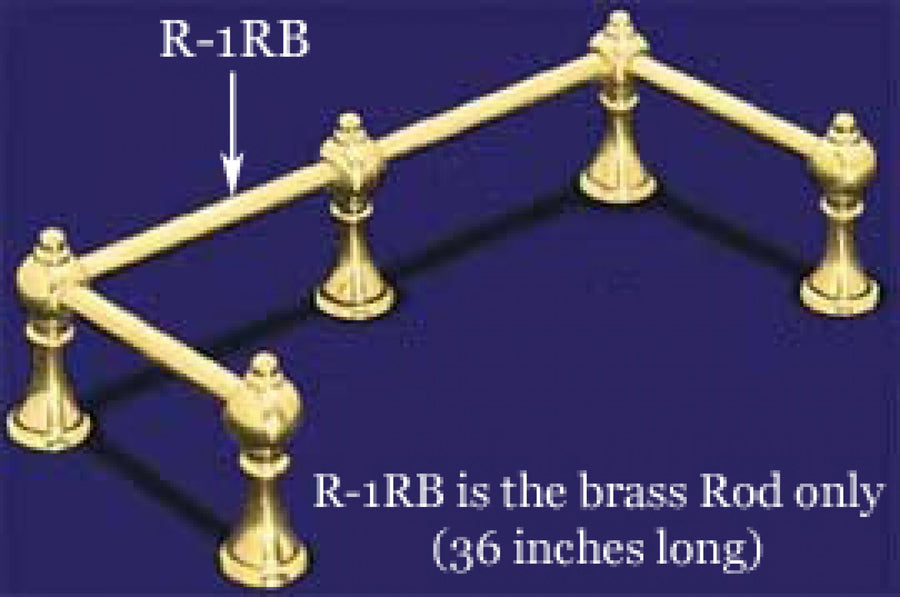 Gallery Rail Rod 36 " Long 3/16" Diameter