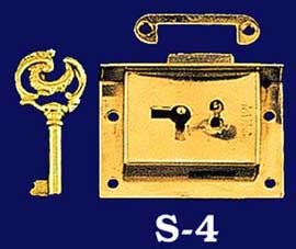 Half Mortise Lock W/ Key - 2 1/2" Wide