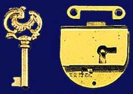 American Style Left Hand Lock with Key