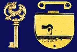 American Style Right-Hand Lock with Key