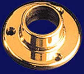 Brass Shower Rod End