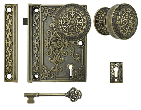 Decorative Surface Mounted Interior Locking Door Set