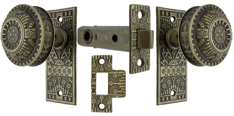Windsor Pattern Interior Passage Small Door Plate Set