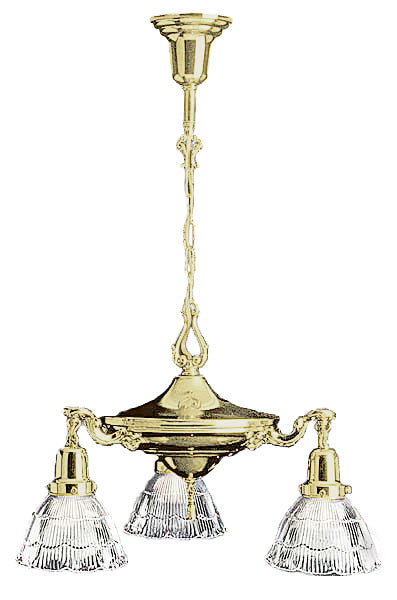Victorian 3 Light Hanging Pan Light