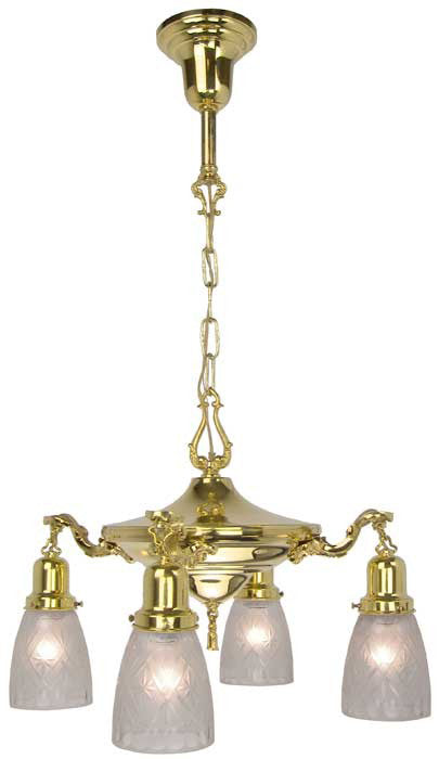 Victorian 4 Light Hanging Lamp