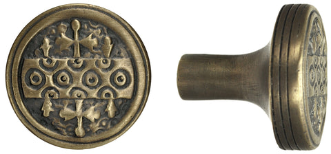Victorian Windsor Pattern 1 1/4" Cabinet Knob (ZB-J51)