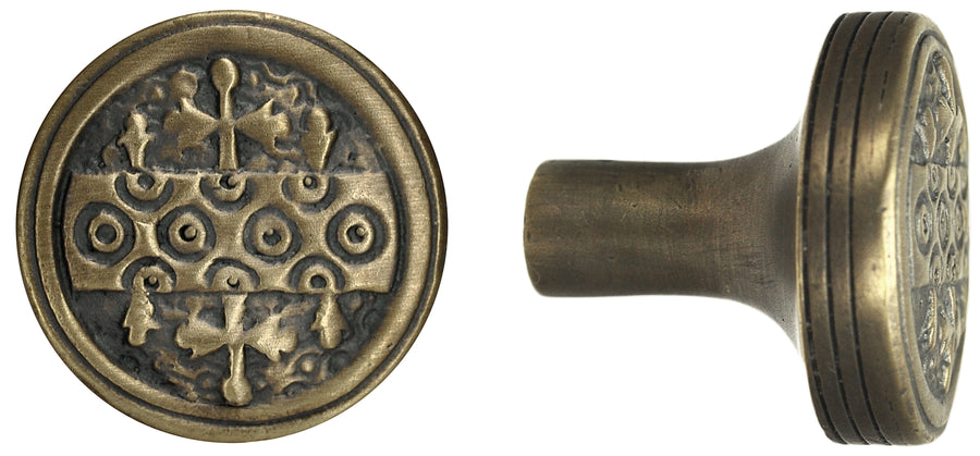 Victorian Windsor Pattern 1 1/4" Cabinet Knob (ZB-J51)