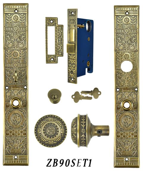 Victorian Windsor Pattern Single Entry Door Set