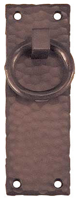 Arts & Crafts Copper Handle Ring Pull