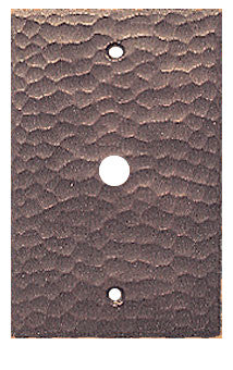 Arts & Crafts Copper Single Dimmer Switch Plate Cover