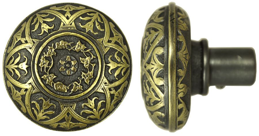 Victorian Recreated Rare Grape Motif Door Knob Circa 1870