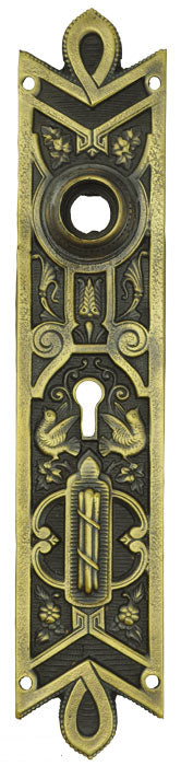 Bird Motif By R&E Narrow Backplate Circa 1887