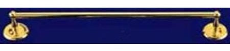 24" Long Brass Towel Bar