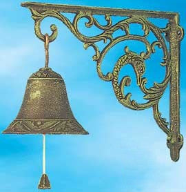 Cast Iron Garden Bell