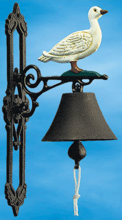 Bird Motif Cast Iron Bell