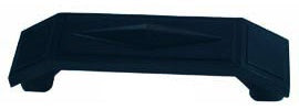 Art Deco Bakelite Navy Blue Diamond Bridge Handle 3" Boring