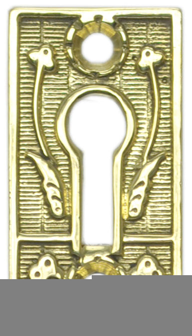 Lost Wax Cast Eastlake Keyhole Escutcheon (ZL-16)