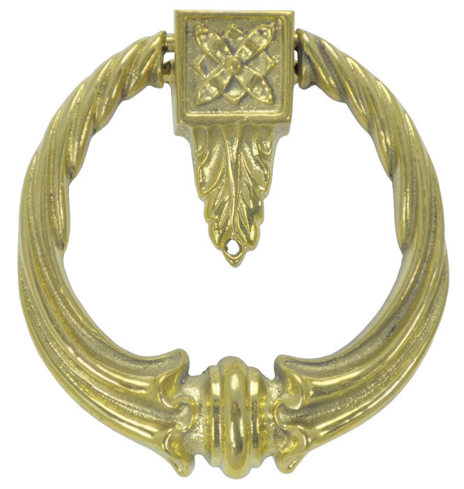 Vintage Victory Ring Large Rope Design Drop Pull Handle